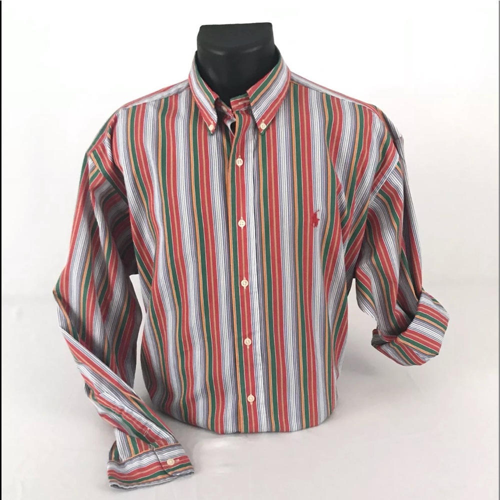 Polo Ralph Lauren Button Down Long Sleeve Shirt L